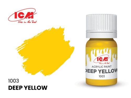 ICM - BASIC COLORS Deep Yellow bottle 12 ml