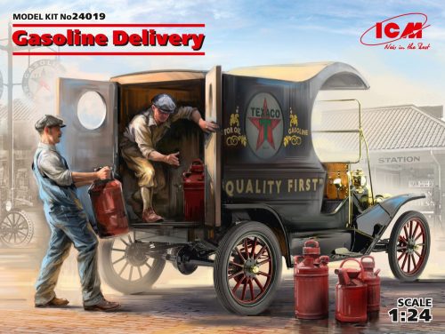 ICM - Gasoline Delivery, Model T 1912 Delivery Car with American Gasoline Loaders