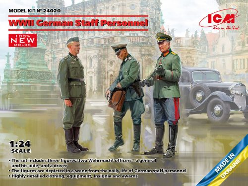 ICM - WWII German Staff Personnel (100% new molds)