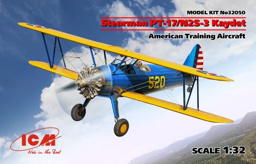 ICM - Stearman PT-17/N2S-3 Kaydet , American Training Aircraft (100% new molds)