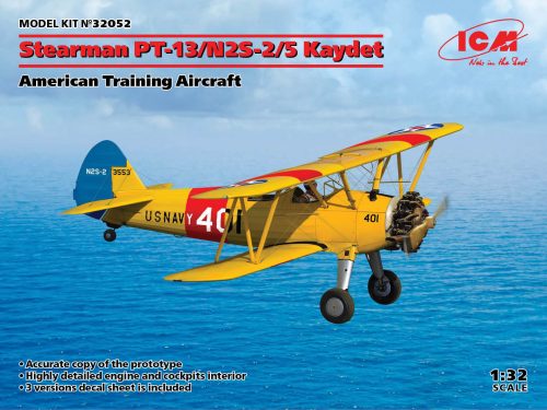 ICM - Stearman PT-13/N2S-2/5 Kaydet American Training Aircraft