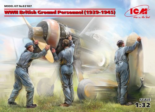 ICM - WWII British Ground Personnel (1939-1945) (3 figures) (100% new molds)