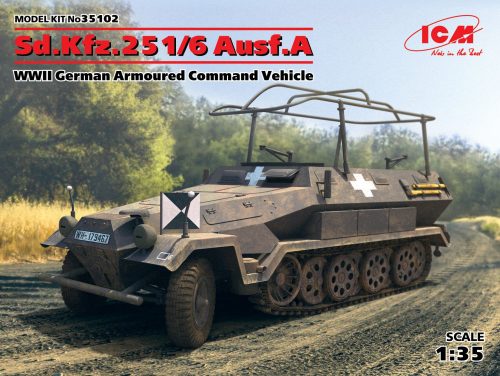 ICM - Sd.Kfz.251/6 Ausf.A WWII German Armoured Command Vehicle