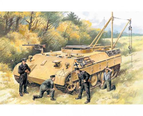 ICM - Bergepanther with German Tank Crew