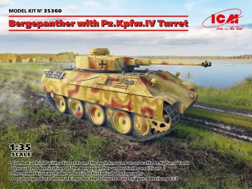 ICM - 1:35 ICM Bergepanther with Pz.Kpfw.IV Turret