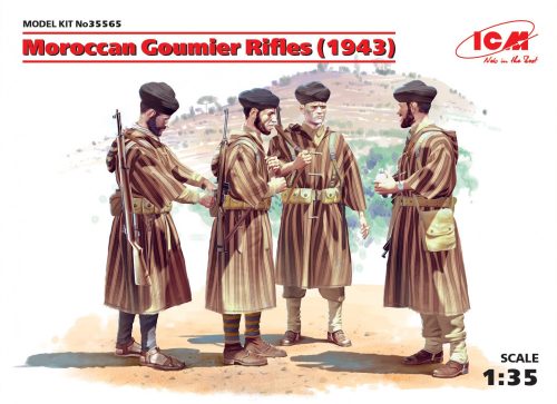 ICM - Moroccan Goumier Rifles(1943)(4figures)