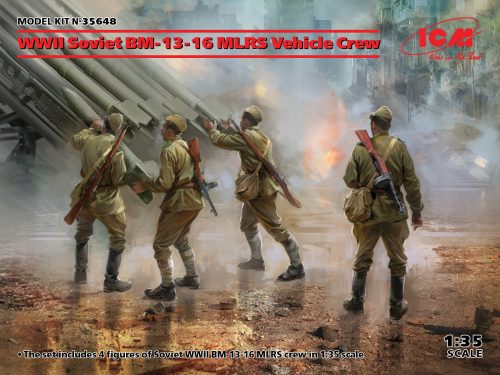 ICM - WWII Soviet BM-13-16 MLRS Vehicle Crew