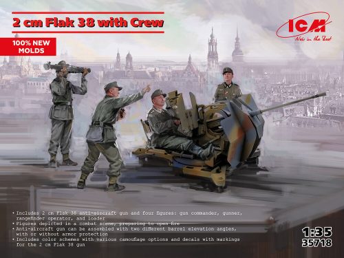 ICM - Flak 38 with Crew