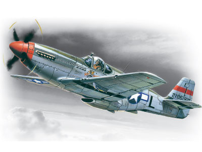 ICM - Mustang P-51C American Fighter