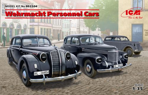 ICM - Wehrmacht Personnel Cars (Kadett K38 Saloon, Kapitan Saloon, Admiral Saloon)