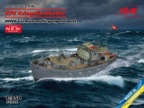 ICM - KFK Kriegsfischkutter, WWII German multi-purpose boat(100% new molds)