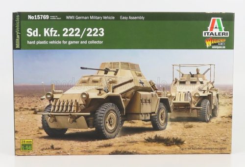 Italeri - TANK SD. KFZ. 222/223 GERMAN MILITARY VEHICLE 1945 /