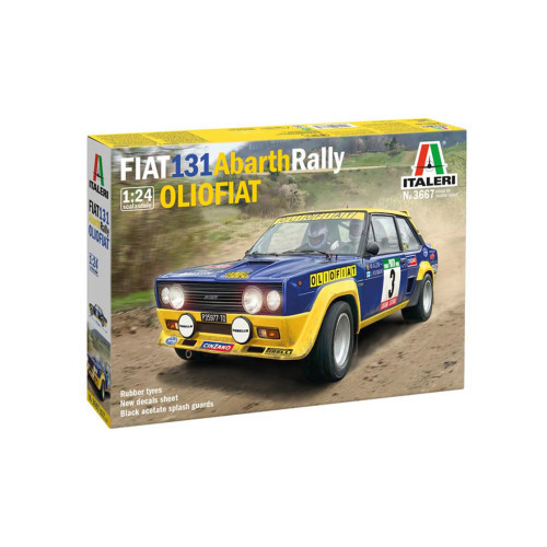 Italeri - 1:24 Fiat 131 Abarth Rally Olio Fiat