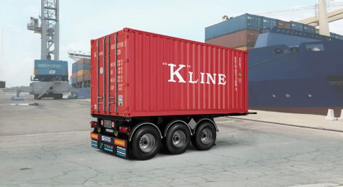 Italeri - 20' Container Trailer, (3887S)