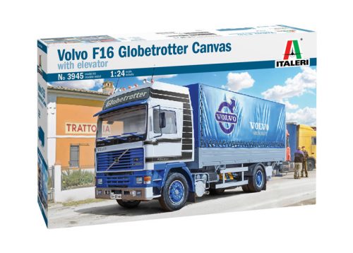 Italeri - Volvo F16 Globetrotter Canvas Truck W/Elevator