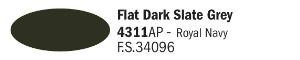 Italeri - Flat Dark  Slate Grey - Acrylic Paint (20 Ml)