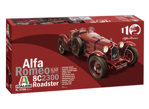 Italeri - Alfa Romeo 8C 2300 Roadster 100Th Ann It