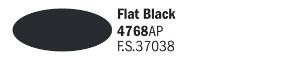 Italeri - Flat Black - Acrylic Paint (20 ml)