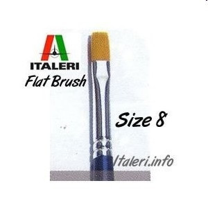 Italeri - 8 Synthetic Flat Brush /MOQ - 6 pcs/