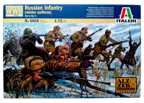 Italeri - 1:72 WWII-RUSSIAN INFANTRY (WINTER UNIFORMS) - 48 figures