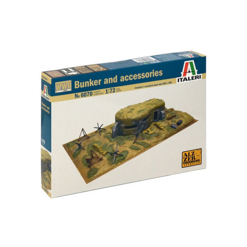 Italeri - 1:72 Bunker And Accessories From Wwii