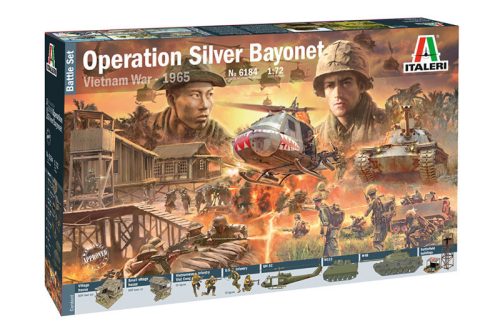 Italeri - Vietnam War: Operation Silver Bayonet, 1965 - Diorama, 100 Figures