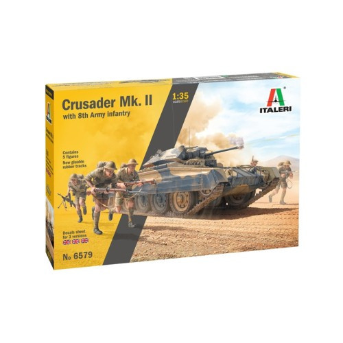 Italeri - Crusader Mk.Ii With 8Th Army Infantry