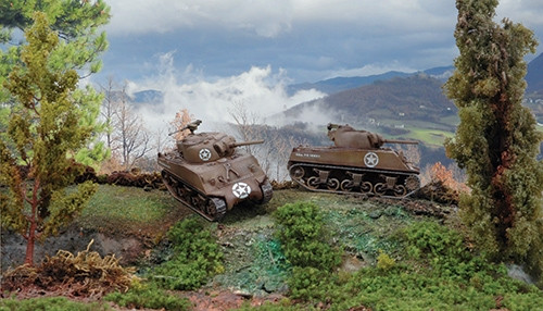 Italeri - Milit.Vehicles - Sherman M4 A3 75Mm (2 Db Összepattintható )