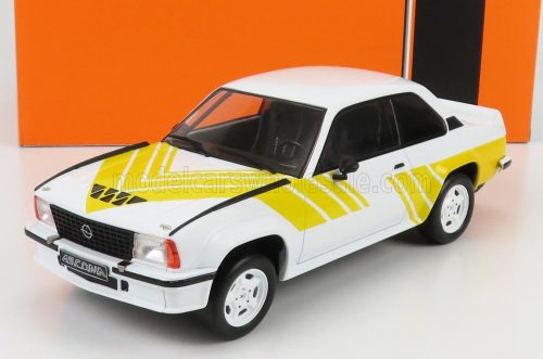 Ixo-Models - OPEL ASCONA B 400 1982 WHITE YELLOW