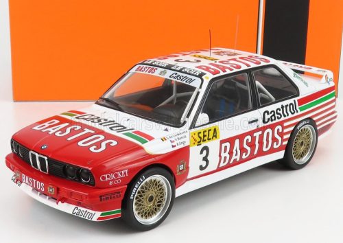 Ixo-Models - BMW 3-SERIES M3 (E30) BASTOS N 3 24h SPA 1991 S.DE LIEDEKERKE - V.BERVIG - B.ENGE WHITE RED