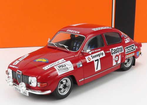 Ixo-Models - SAAB 96 V4 N 7 RALLY SWEDEN 1973 P.EKLUND - R.CARLSSON RED