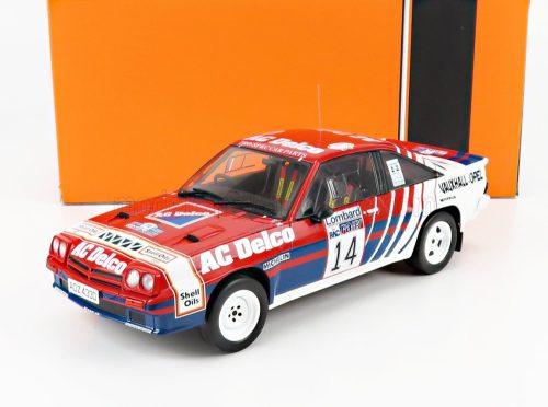 Ixo-Models - OPEL MANTA B 400 N 14 RALLY RAC LOMBARD 1985 J.McRAE - I.GRINDROD RED BLUE WHITE