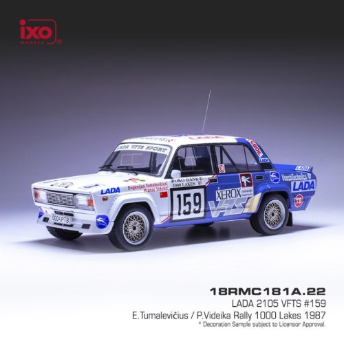 Ixo-Models - 1:18 Lada 2105 VFTS 1000 Lakes Rally #159 E.Tumalevicius / P.Videika 1987 - IXO