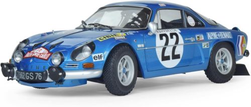 Ixo-Models - RENAULT MODEL-KIT - ALPINE A110 1600S N 22 4th RALLY MONTECARLO 1971 JEAN CLAUDE ANDRUET - MICHEL VIAL BLUE MET