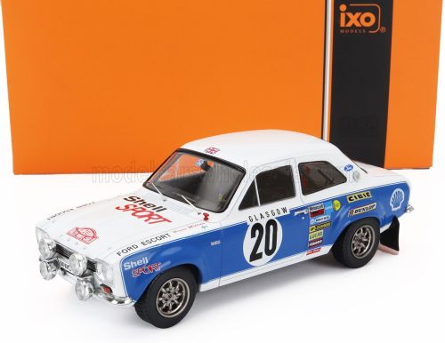 Ixo-Models - FORD ENGLAND ESCORT MKI RS 1600 (night version) N 20 4th RALLY MONTECARLO 1973 HANNU MIKKOLA - JIM PORTER BLUE WHITE