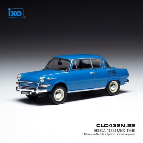 Ixo-Models - 1:43 Skoda 1000 MBX, blue, 1966 - IXO