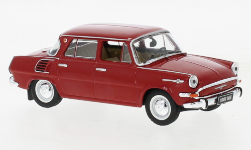 Ixo-Models - 1:43 Skoda 1000 MB, dark red, 1968 - IXO