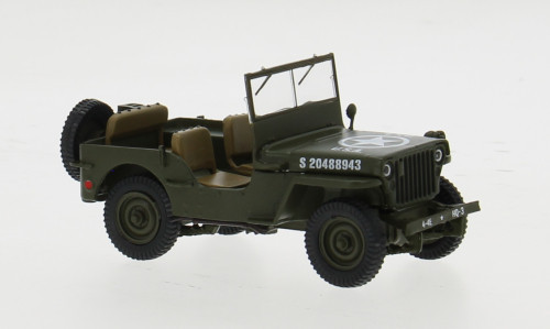 Ixo-Models - IXO, Jeep Willys MB, oliv, 1943, 1:43