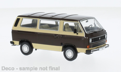 Ixo-Models - VW T3 Caravelle, braun/beige, 1981, 1:43