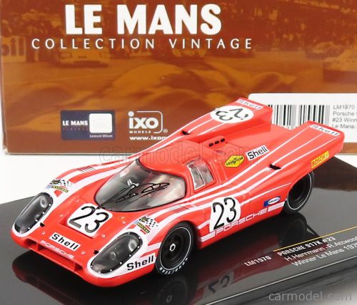 Ixo-Models - Porsche 917K Team Salzburg N 23 Winner 24H Le Mans 1970 H.Herrmann - R.Attwood Red White