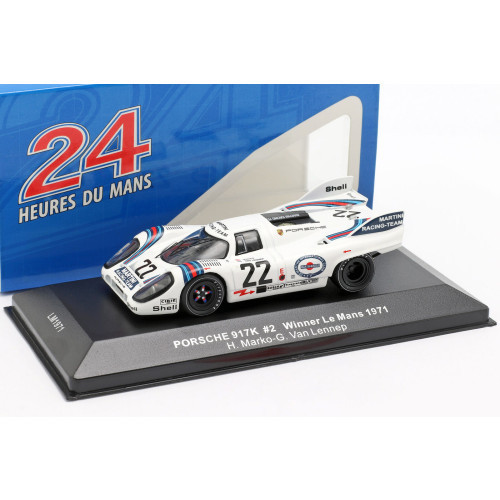 Ixomodels - 1:43 Porsche 917K #22 Winner 24H Lemans 1971 Van Lennep, Marko - Ixo