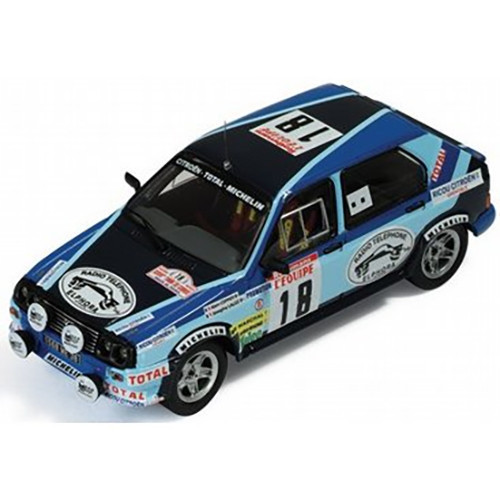 Ixomodels - 1:43 Citroen Visa Chrono #18 A.Coppier-J.Laloz Tour De Corse 1983 - Ixo