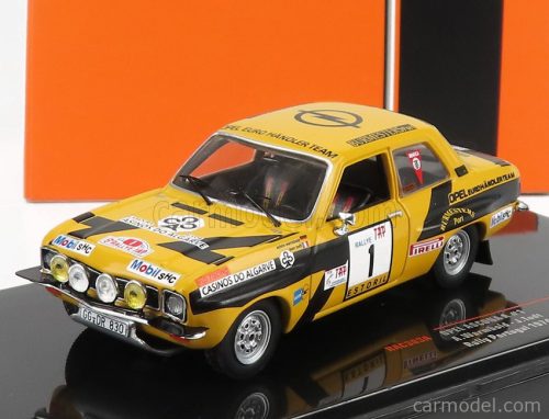 Ixo-Models - Opel Ascona Team Handler N 1 Rally Portugal 1974 A.Warmbold - J.Todt Yellow Black