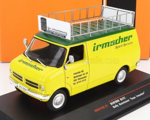 Ixo-Models - BEDFORD CF VAN TEAM IRMSCHER RALLY ASSISTANCE 1969 YELLOW GREEN