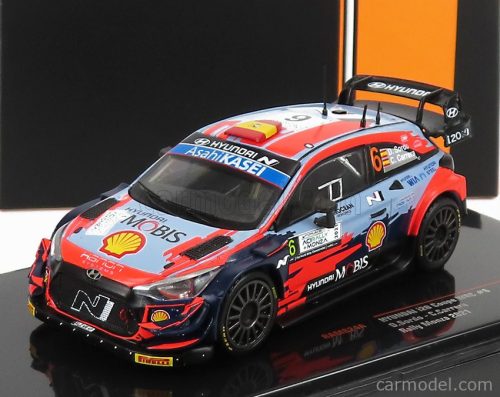 Ixo-Models - Hyundai I20 Coupe Wrc Mobis N 6 Rally Monza 2021 D.Sordo - C.Carrera 2 Tone Blue Red