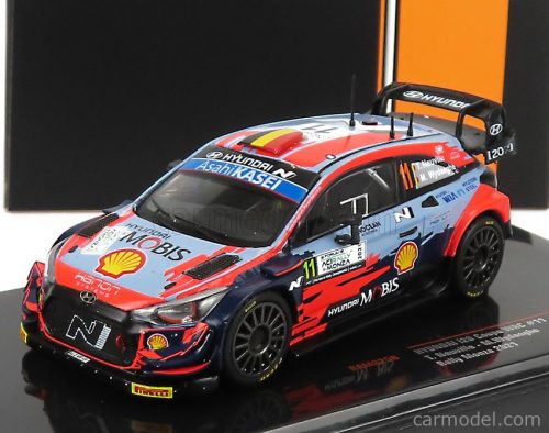 Ixo-Models - Hyundai I20 Coupe Wrc Mobis N 11 Rally Croatia 2021 T.Neuville - M.Wydaeghe 2 Tone Blue Red