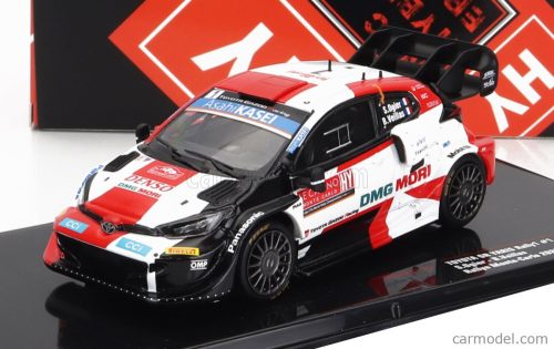 Ixo-Models - Toyota Yaris Gr Rally1 Team Toyota Gazoo Racing Wrt N 1 2Nd Rally Montecarlo 2022 S.Ogier - B.Veillas White Red Black