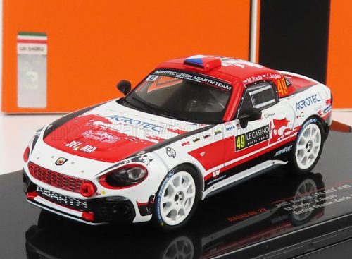 Ixo-Models - FIAT 124 ABARTH RGT N 49 RALLY MONTECARLO 2022 M.RADA - J.JUGAS WHITE RED