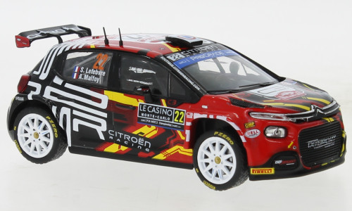 Ixo-Models - IXO, Citroen C3 Rally2, Rallye WM, Rally Monte Carlo, 2023, #22, 1:43