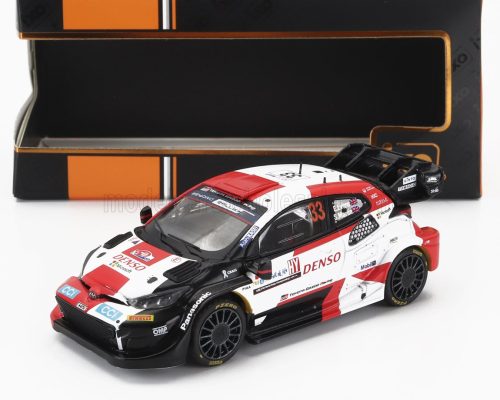 Ixo-Models - TOYOTA YARIS GR HYBRID RALLY1 TEAM TOYOTA GAZOO RACING WRT N 33 7th RALLY CROATIA 2023 ELFYN EVANS - SCOTT MARTIN WHITE RED BLACK